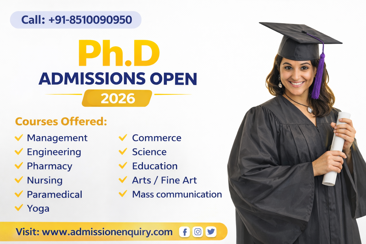 Doctor of Philosophy (PhD) Admission Guide – India 2026 Update